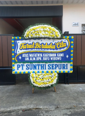 Papan Bunga Duka di Milimbo